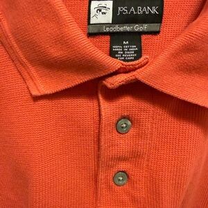 Jos. A. Bank Vibrant Orange Golf Polo
